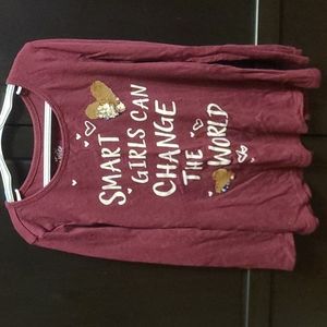 Smart Girls Justice Long Sleeve T. Size 10